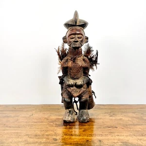 Fétiche Songye Nkishi – Art Tribal Congo – 1ère moitié du XXe siècle – 45 cm - Imagen 1 de 15