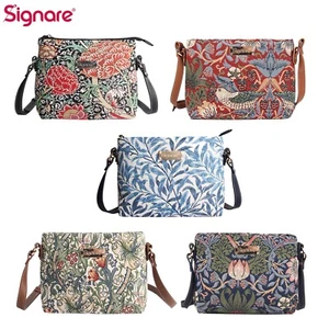Crossbody Shoulder Bag Handbag Purse William Morris Designs Signare Tapestry - Picture 1 of 29