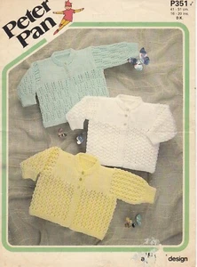 Babies Toddler Knitting Pattern copy Sweaters 8 ply 41 - 51 cm - Picture 1 of 2