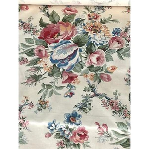 Ramo floral vintage de tela para decorador del hogar casa de campo romance por yarda - Imagen 1 de 12