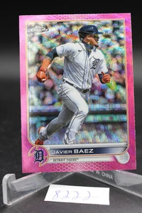 Serie Actualización Topps Chrome 2022 - Javier Báez #USC89 Pink Wave Refractor - Imagen 1 de 2