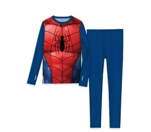 2 Piece Spiderman Underwear Boys Cuddl Duds size L 10/12 Halloween Costume - Picture 1 of 3