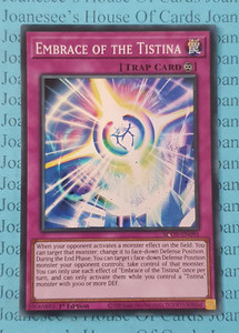 Embrace of the Tistina AGOV-EN091 Super Rare Yu-Gi-Oh Card 1st Edition New