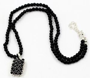 Collana regalo da donna in argento sterling 925 massiccio con pietre preziose... - Foto 1 di 10