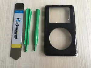 Schwarz Front Abdeckplatte Gehäuse Hülle Cover für iPod Classic 4 4. Gen 20GB A1059 - Bild 1 von 12