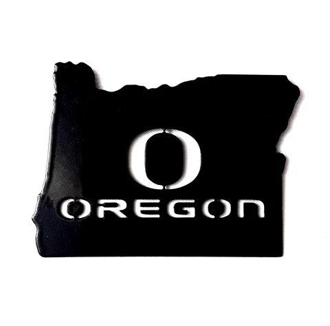 University of Oregon - UofO - DUCKS Black Refrigerator Magnet - Makes great gift Cover