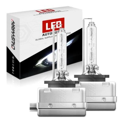 For 2010-2013 Mercedes Benz E350 E400 E550 E63 Xenon HID Headlight Bulb set D1S - Image 1 of 4