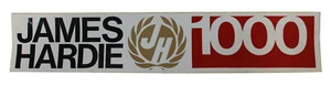 Large James Hardie 1000 Decal Sticker Holden Ford Genuine 55x11cm - Picture 1 of 3