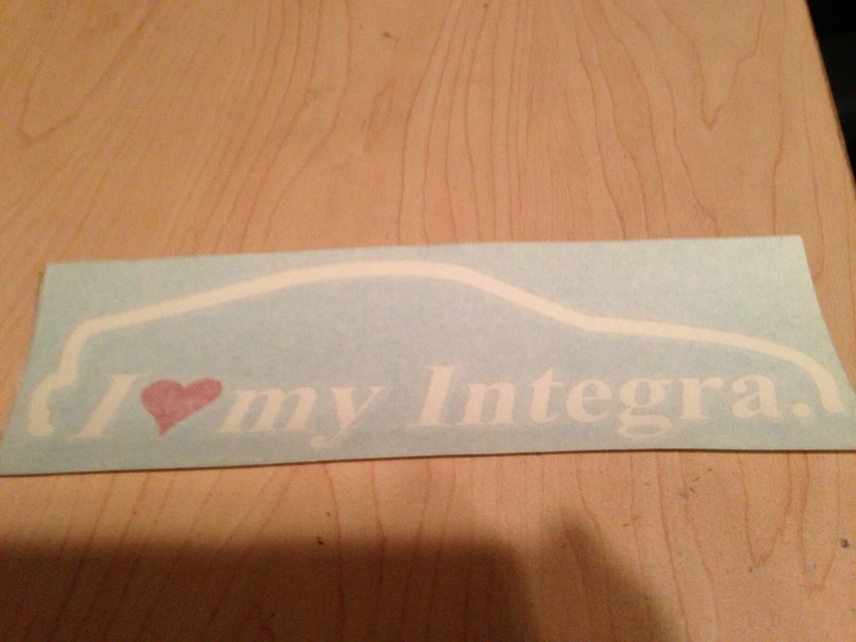 96-00 Honda Integra Acura Hatchback DC DC2 Calcomanía Vinilo Adhesivo Raro Nuevo  Foto 1 de 1