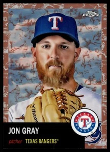 2022 Topps Chrome Platinum Anniversary JON GRAY ROSE GOLD TOILE REFRACTOR /75 - Bild 1 von 2