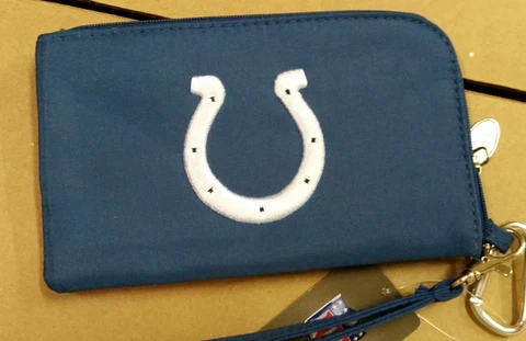 Indianapolis Colts ID Wallet Wristlet Cell Phone Case Charm 14 Purse Cover