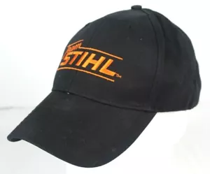 Team Stihl Sombrero de Béisbol Negro Gorra de Golf con Correa Ajustable Nuevo - Imagen 1 de 5