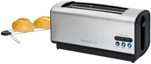 Clatronic TA3687 Langschlitz Toaster 4 Scheiben 7 Stufen Brotaufsatz 1200W EDEL - Bild 1 von 7