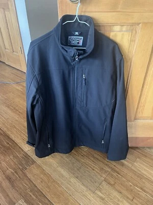 WEATHERPROOF 32 DEGREE Black Jacket Men's Large Full-Zip Coat Pockets Warm - Image 1 of 4