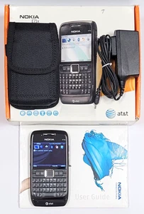 Nokia E71x - Black and Silver ( AT&T ) Very Rare Cellular Smartphone - Boxed - Picture 1 of 5