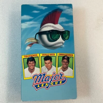 Major League VHS 1990 Charlie Sheen Tom Berenger  Corbin Bernsen VHSshop - Image 1 of 4