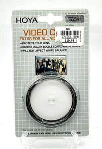 Vintage NEW Genuine HOYA 52mm Video Clear Filter w/Protective Case Japan NEW - Picture 1 of 4