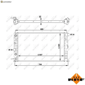 KÜHLER MOTORKÜHLUNG 50219A FÜR X18XE1 Z18XE/18XELC 22 SELX 18 XE 1.8L 4cyl 2.5L - Picture 1 of 9