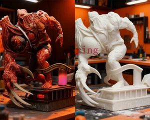 Willian Birking 3D Druck Figur unbemalt Modell Skulptur GK Rohling Bausatz Statue - Bild 1 von 8