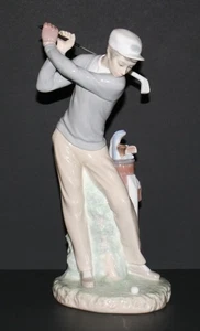 Lladro Porzellan " The Golfer Man " #4824 Top! Neuwertig! Zustand! - Bild 1 von 11