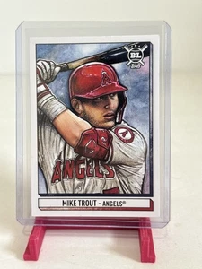 2021 Topps Big League Art Of The Game #ATGMT Mike Trout Angels - Picture 1 of 2
