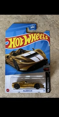 Free Boxed Shipping 2023 Hot Wheels #82 HW Roadsters McLaren Elva Gold - Image 1 of 2