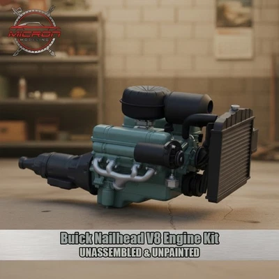 1/24 1/25 Buick 322 Nailhead V8 Engine Model Kit for Hot Rod Custom Swap - Image 1 of 2