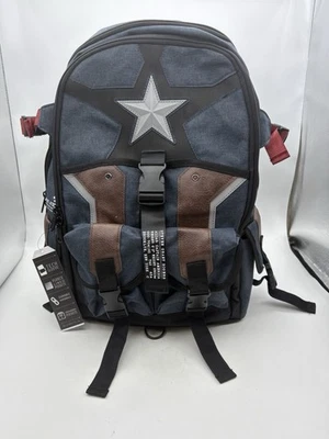 Marvel Captain America Bioworld Backpack with Star Design - Image 1 of 4