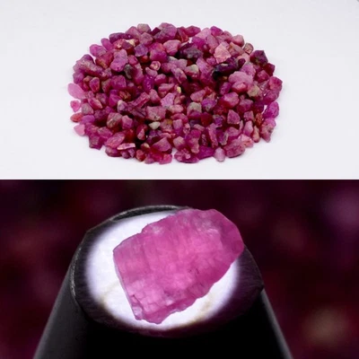 💎 Lote 293p 100.36ct t.w Rubí Rojo Púrpura Natural Áspero - Sin Calentar, Gemas Tanzania Foto 1 de 4