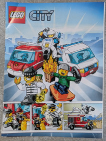 Lego City Mini Comic Book 6047160 6047161 Fire Rescue Police from Set 60023