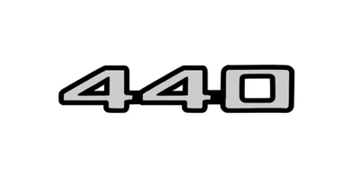 Par - 2 Colores 440 Calcomanías Emblema V8 Dodge Chrysler Plymouth Mopar Foto 1 de 4