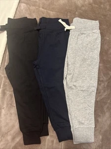 Children’s Place 3 Pc. Boys Light Weight Joggers Size 4 Black/Blue/Grey - Picture 1 of 1