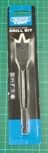 New Draper Expert 17433 22mm Impact Flat Wood Carbon Steel Drill / Drilling Bit - Picture 1 of 3