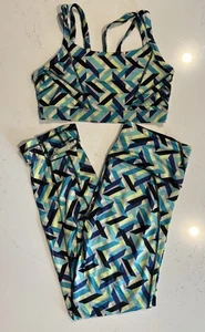 Victoria's Secret Sport VSX Legging Yoga pant Bra set Outfit M - Picture 1 of 5