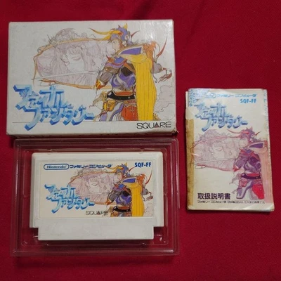 Final Fantasy 1 NES SQUARE Nintendo Famicom With Box from Japan Used Rare - Image 1 of 4