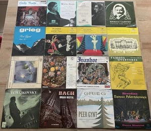 16 x Classical Music 7” Singles Records. Sibelius, Mozart, Bach, Grieg - Picture 1 of 2