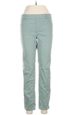 Pantalones al tobillo elásticos Orvis Classic Collection para mujer - verde azulado polvoriento - 8 - Usados en excelente estado Foto 1 de 4