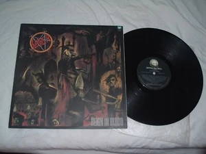 SLAYER Reign In Blood '87 ORIGINAL RARE IMPORT press LP exc to NMint - Picture 1 of 3
