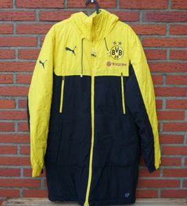 BVB Borussia Dortmund Winterjacke Mantel Parka Größe S Puma Trainingsjacke - Bild 1 von 13