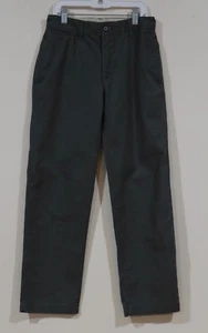 Gap Kids Boys Size 12 Gray Adjustable Waist Relaxed Casual Uniform Pants - Picture 1 of 2