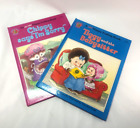 2 Happy Ending Hardcover Book Lot Tiggy And The Babysitter Chippy Says Im Sorry