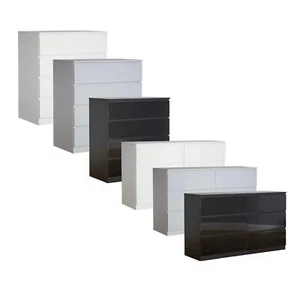 Cómoda 4/6 cajones amplio mueble de dormitorio unidad de almacenamiento organizador moderno - Imagen 1 de 42