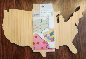 USA United States handgefertigtes Holzschild - fertig mit Aufhängern - Bild 1 von 2