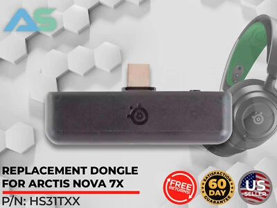 Genuine OEM SteelSeries USB Type C Dongle MPN: HS31TXX For SS Arctis Nova 7X 🎧 - Image 1 of 4