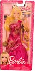 Barbie Gown Fashionistas Pink And Gold Sparkle Dress With Faux Gold Shoes & Bag