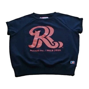 Russell Athletic Damen Gr. M Sweatshirt Kurzarm Navy Blau - Bild 1 von 5