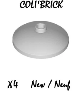 Lego 43898 - 4x Dish 3x3 inverted radar - Light Bluish Gray - 44882 33688 NEUF - Imagen 1 de 1