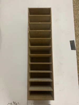 Porta Riviste Legno Artigianale Dimensioni 78 X 28 X 21 Con 11 Cassetti Da 6 cm - Immagine 1 di 4