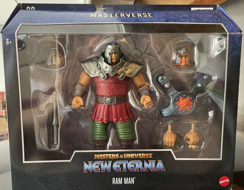Mattel Masters Of The Universe Masterverse MOTU New Eternia Ram Man New Sealed Cover