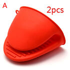 Silicone Oven Potholder Mitts 2 Pack Heat Resistant Fingertips Gripper Potho Bxq